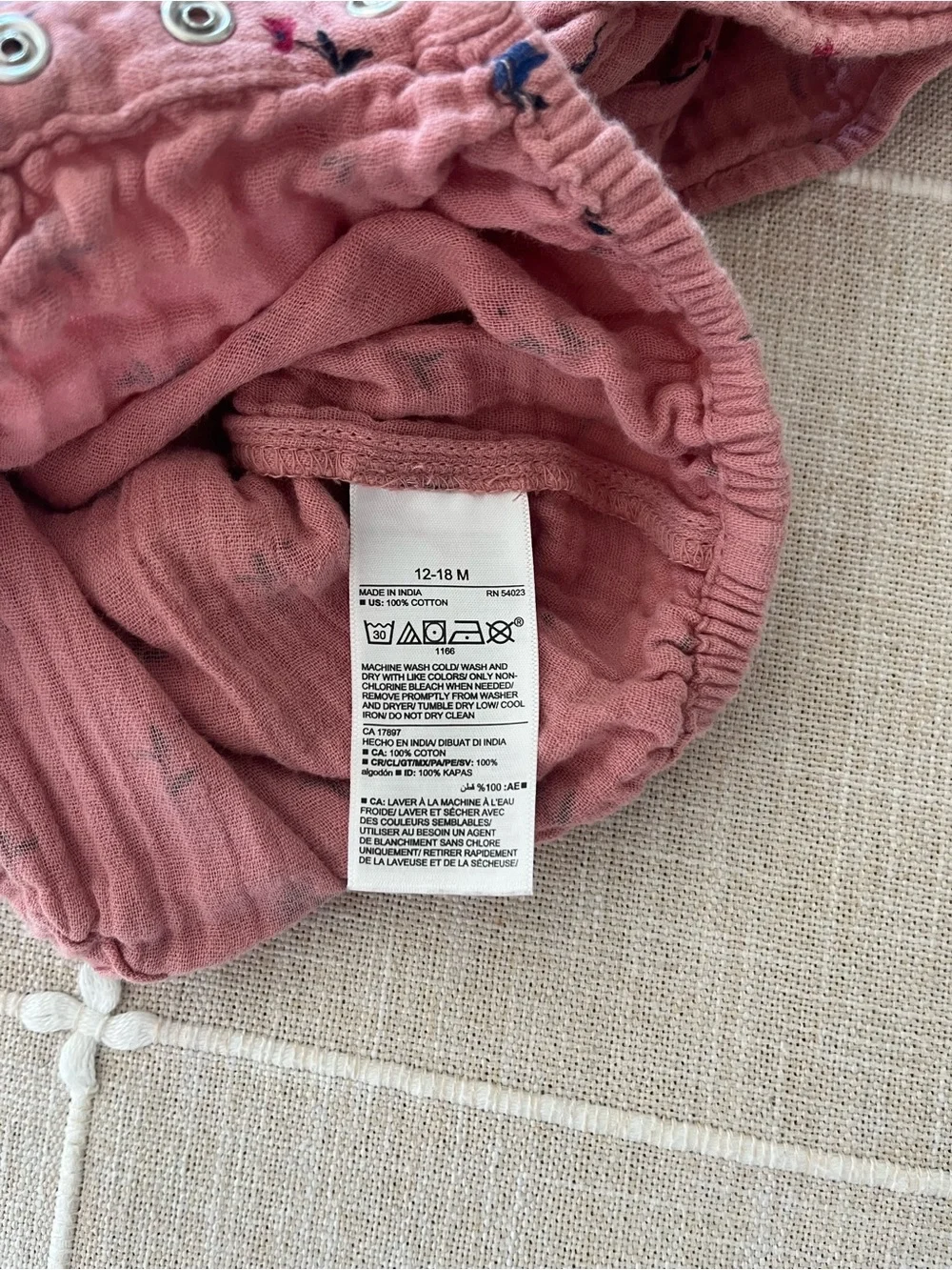 Old Navy soft pink